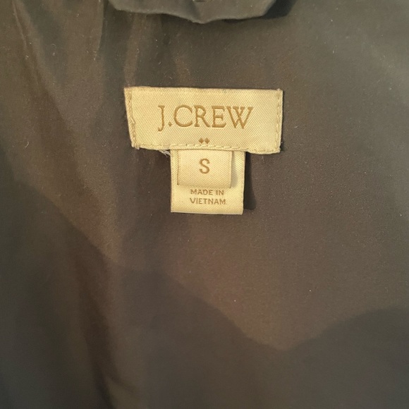 3 for $40 SALE! JCREW Long midi length Black Puffer Coat S feather - Picture 2 of 2